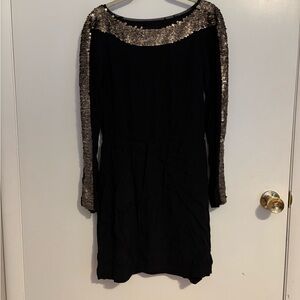 BCBG Dress Black/Gold, Small